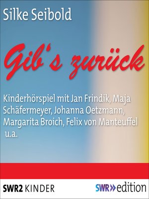 cover image of Gib's zurück